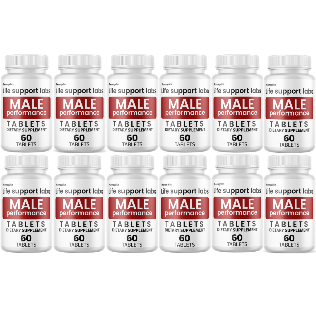 Life Support Labs Male Performance Supplement, Energy Support 60 Tablets