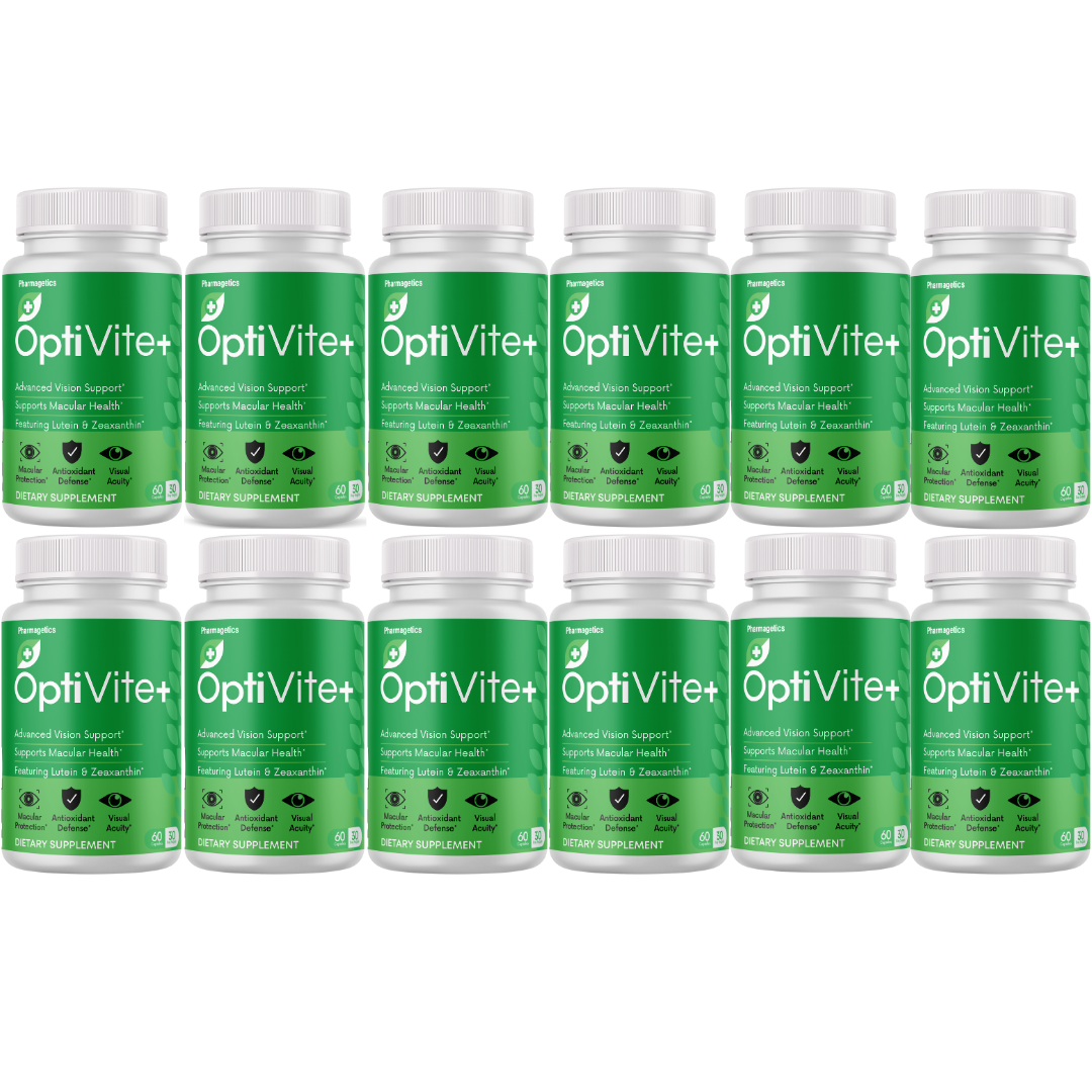 OptiVite+ Vision Support, Eye Health Supplement 60 Capsules