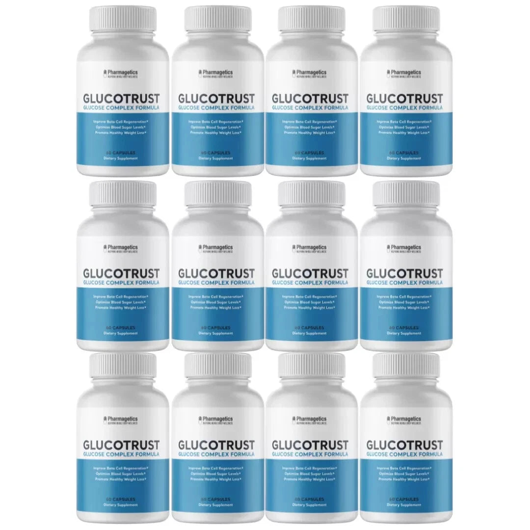 Glucotrust Complex Formula Blood Health Support Supplement 60 Capsules