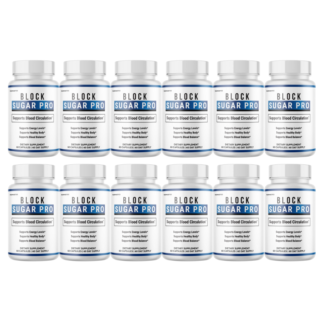 Block Sugar Pro Blood Circulation Support, Blood Balance 60 Capsules