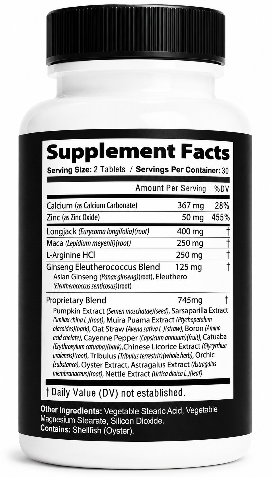 Horse Boost Male Vitality Formula – Men's Daily Performance Supplement with Herbal Ingredients, Energy & Stamina Support, Dietary Supplement - 12 Bottle