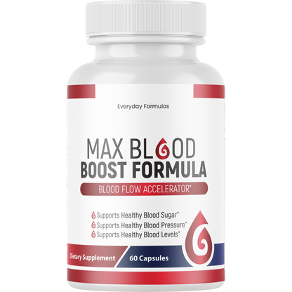 Max Blood Boost Formula Healthy Blood Sugar Supplement  60 Capsules