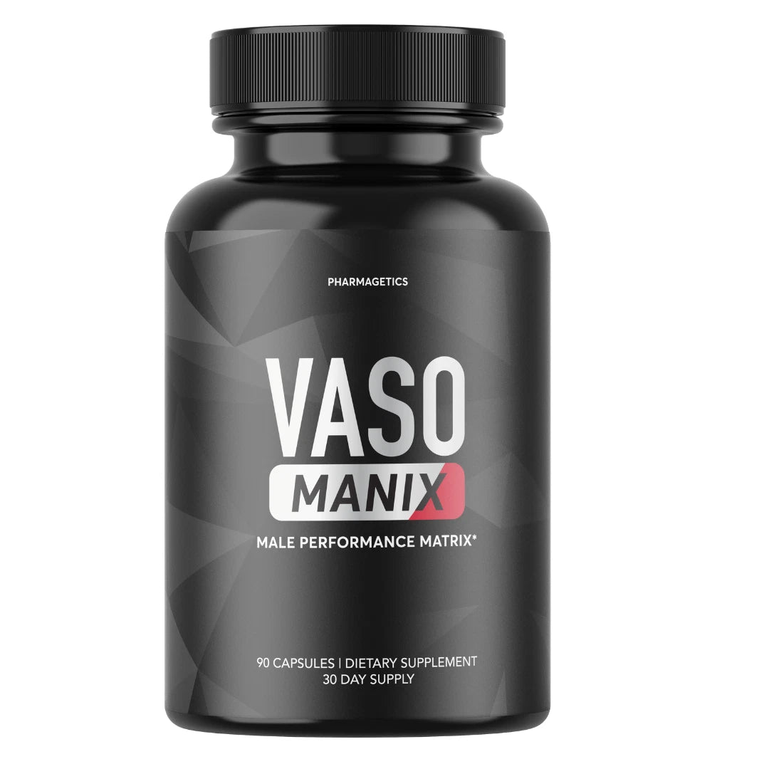 Vaso Manix Male Performance Supplement, Stamina Support 90 Capsules