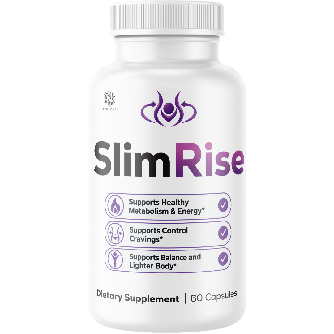 SlimRise Metabolism Support Supplement for Women & Men – Raspberry Ketones, African Mango, Green Tea & Apple Cider Vinegar