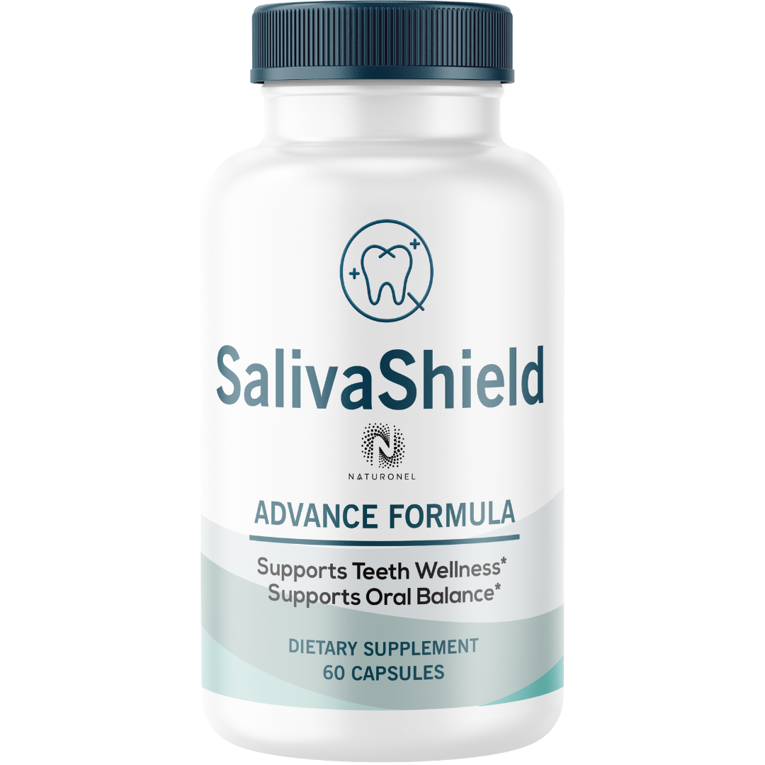 SalivaShield Oral Probiotic Supplement – 40 Billion CFU Advanced Formula for Teeth Wellness & Oral Balance – 5 Probiotic Strains with Marine Polysaccharide & FOS