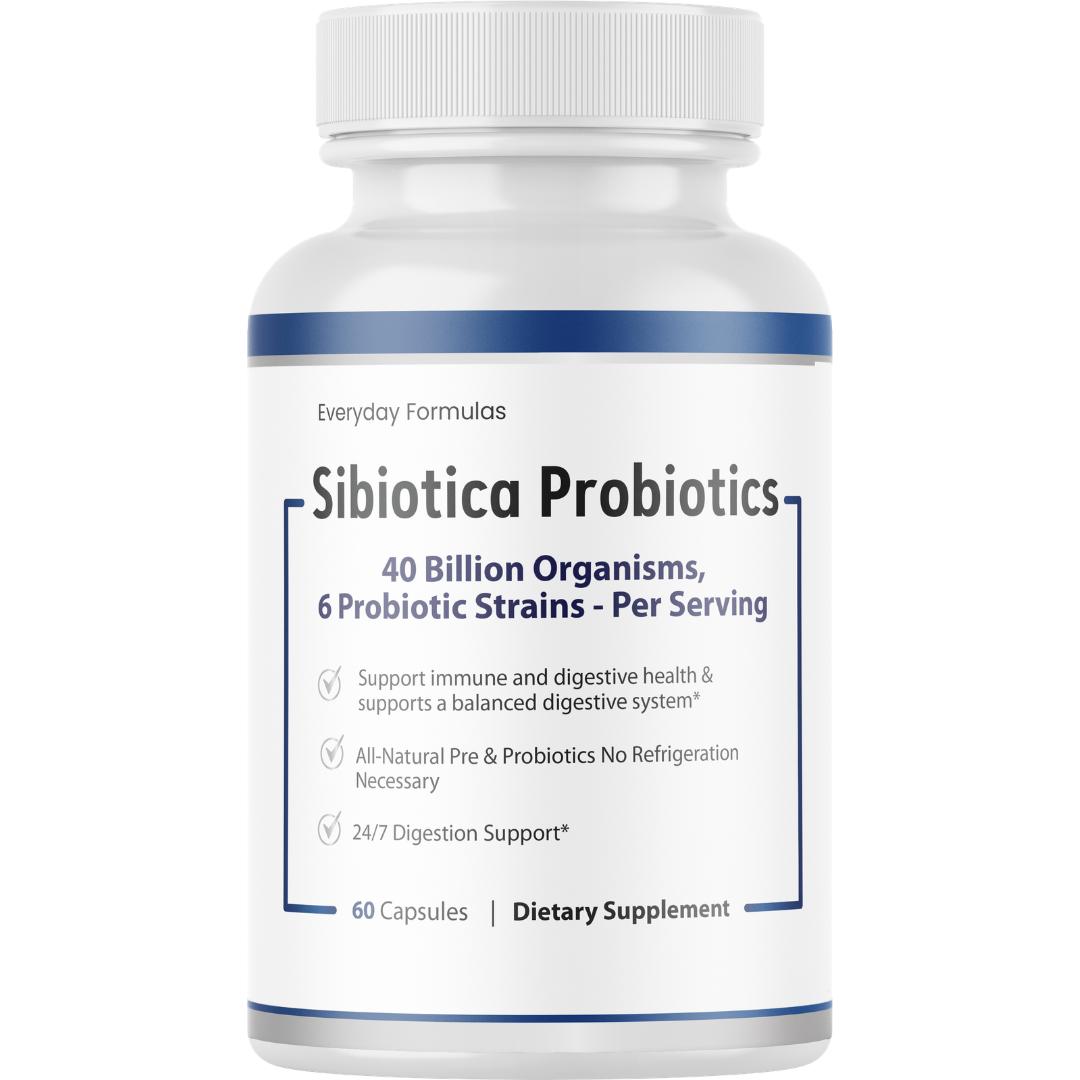 Sibiotica Probiotics Immune And Digestive Health Support Supplement 60 Capsules