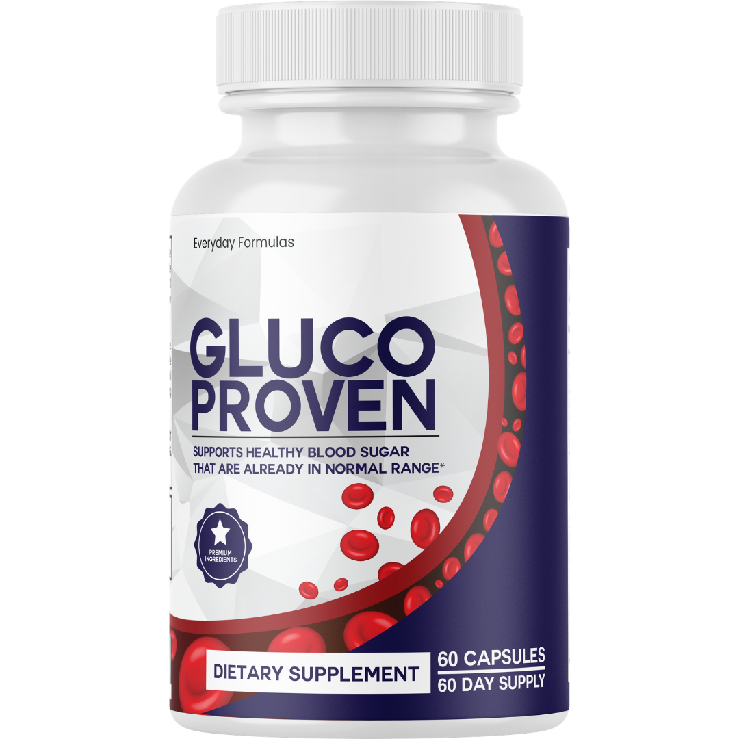 Gluco Proven Healthy Blood Sugar Support Formula 60 Capsules
