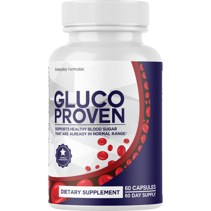 Gluco Proven Healthy Blood Sugar Support Formula 60 Capsules