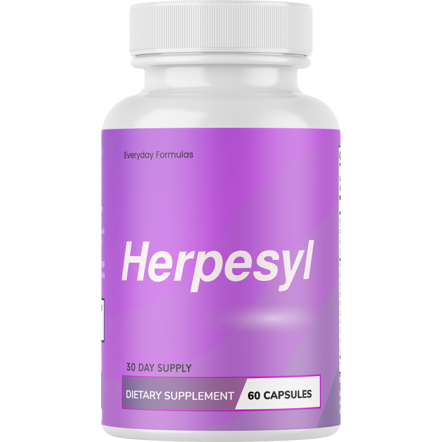 Herpesyl Immune Support Elderberry Zinc Vitamin C Probiotic Blend 60 Capsules