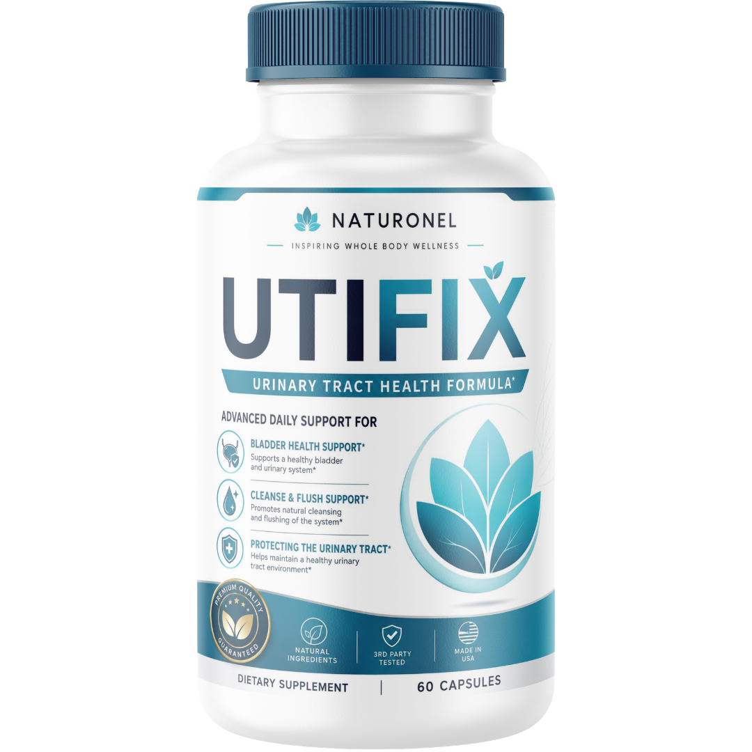 UTIFIX Urinary Tract Health Formula – D-Mannose 1000mg with Cranberry, Hibiscus & Dandelion Root – Urinary Wellness Supplement for Women & Men