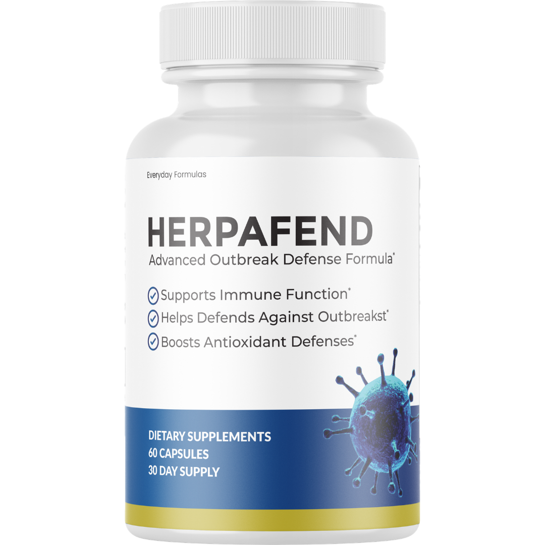 Herpafend Skin Health, Herpafend Pills for Healthy Clear Skin 60 Capsules