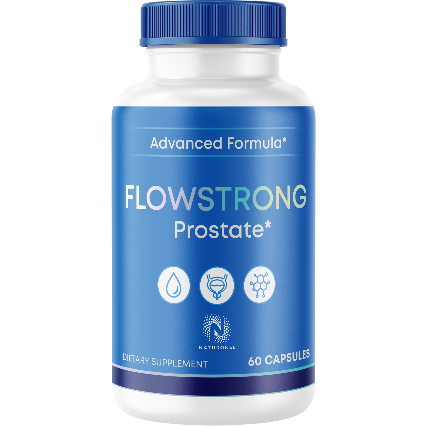 FlowStrong Prostate Supplement for Men – Advanced Prostate Wellness Formula with Saw Palmetto, Pygeum, Plant Sterols, Zinc & Selenium – Daily Men's Health Support