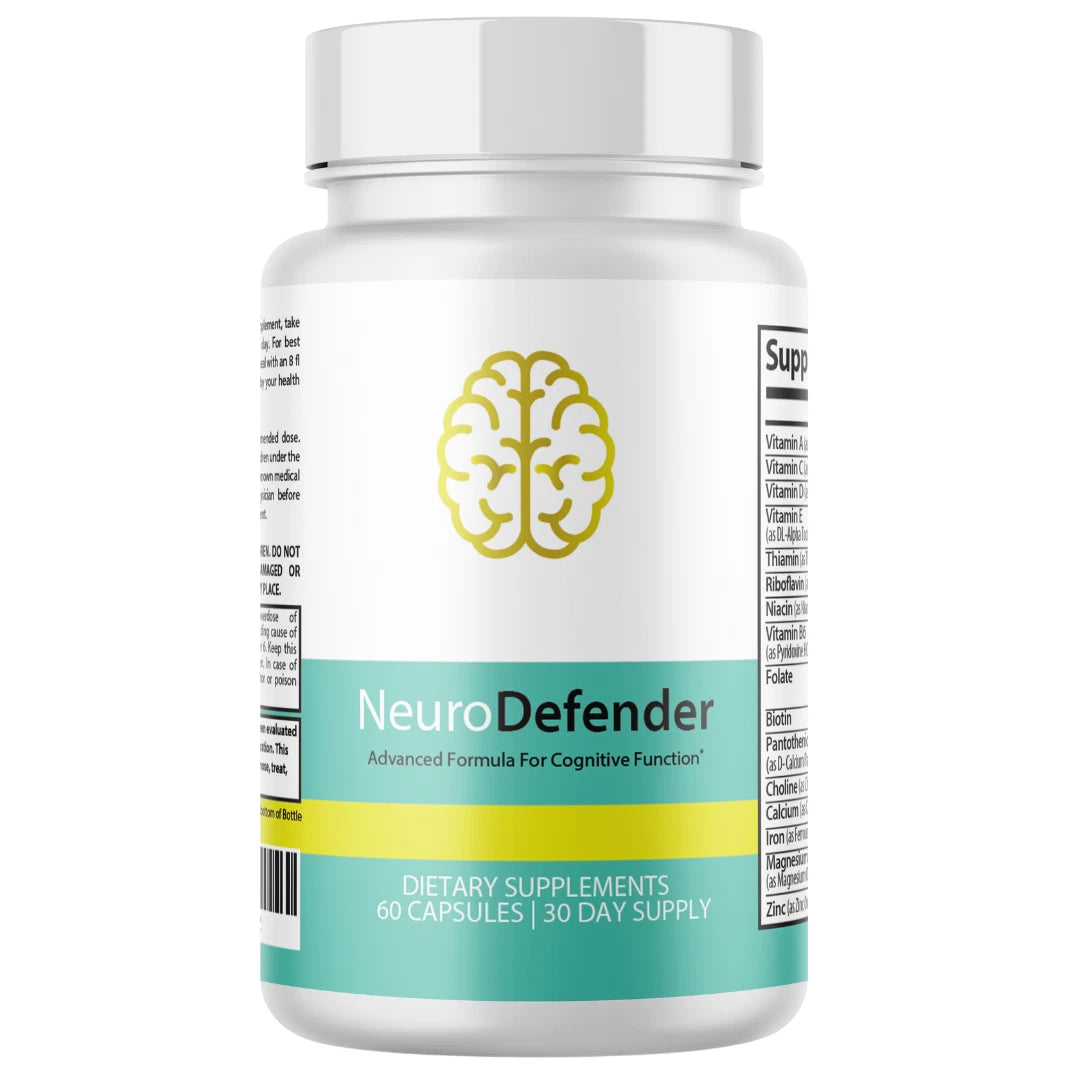 Neuro Defender Cognitive Health Formula for Enhanced Memory & Brain Support 60 Capsules