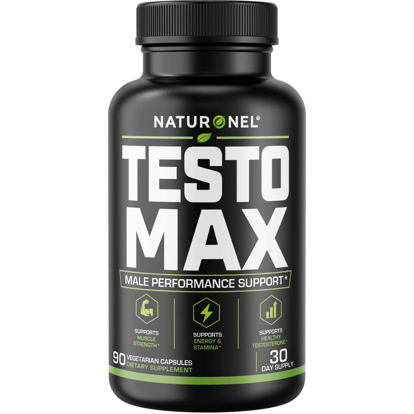 Testo Max Male Performance Formula – Testosterone Support Supplement for Men with Tribulus, Tongkat Ali, Horny Goat Weed, Zinc & Magnesium – Energy, Stamina & Strength Support
