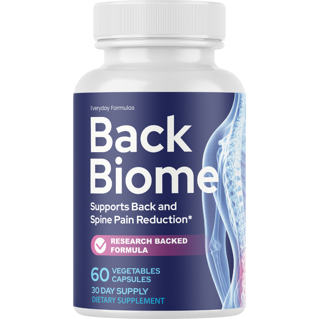 Back Biome Back And Spine Pain Reduction Support Supplement 60 Capsules