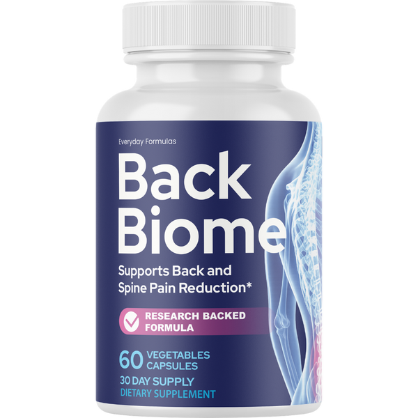 Back Biome Back And Spine Pain Reduction Support Supplement 60 Capsules
