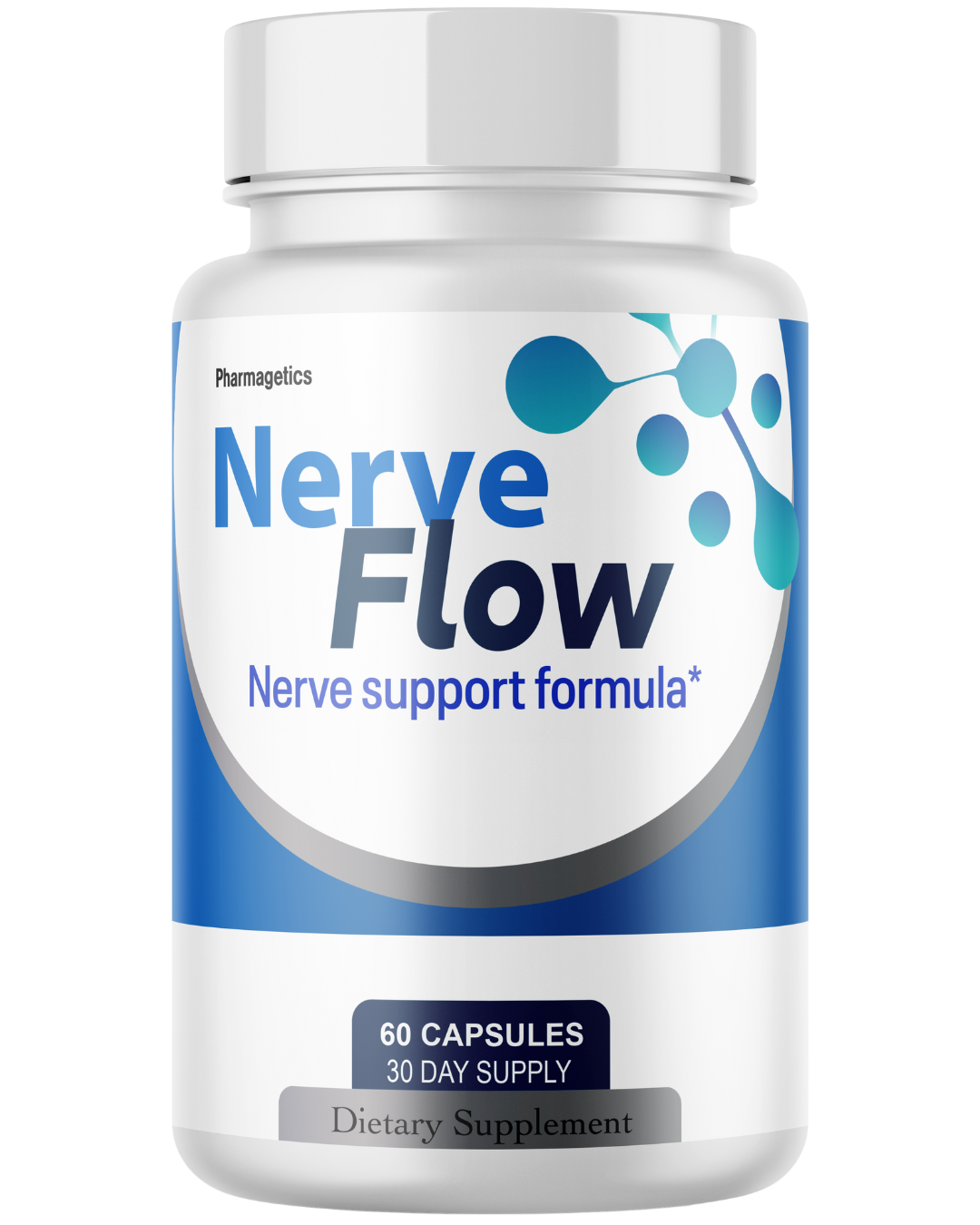 Nerve Flow Advanced Formula For Nerve Support, Maximum Strength 60 Capsules