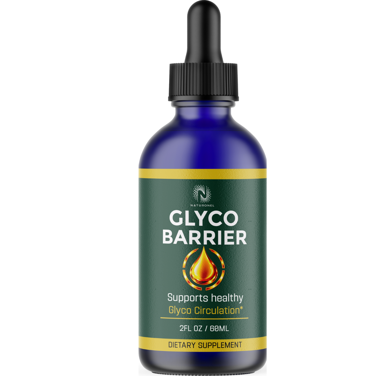Glyco Barrier Liquid Drops – Advanced Glyco Circulation Support Formula with L-Arginine HCl, L-Glutamine & L-Tryptophan