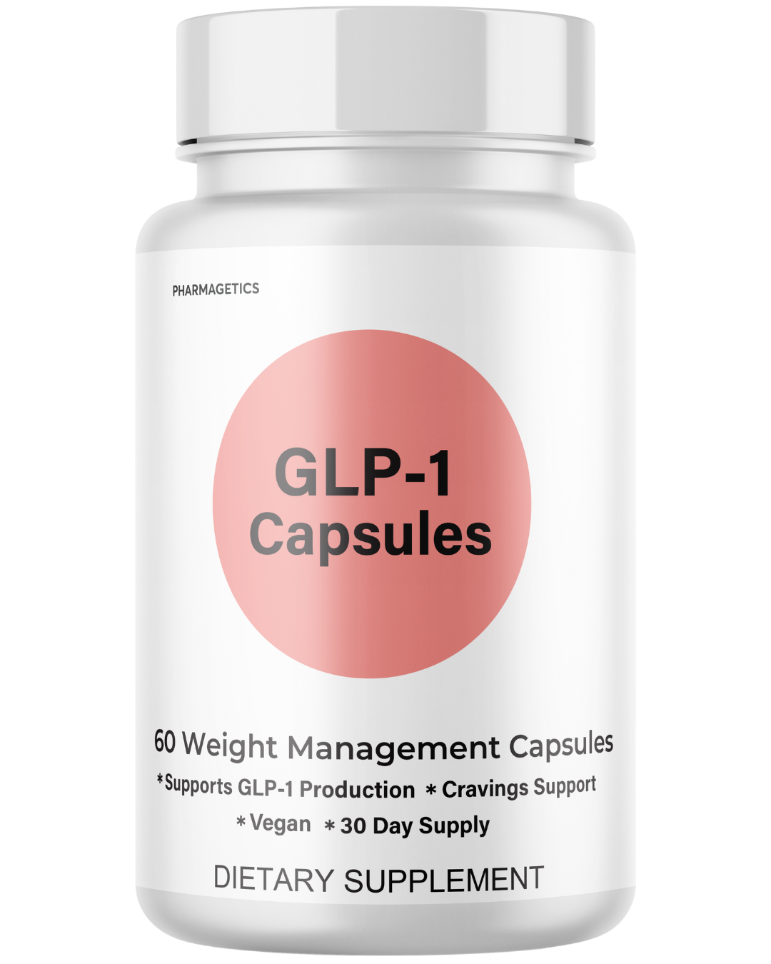 GLP-1 Capsules Weight Management Support, Vegan Supplement 60 Capsules