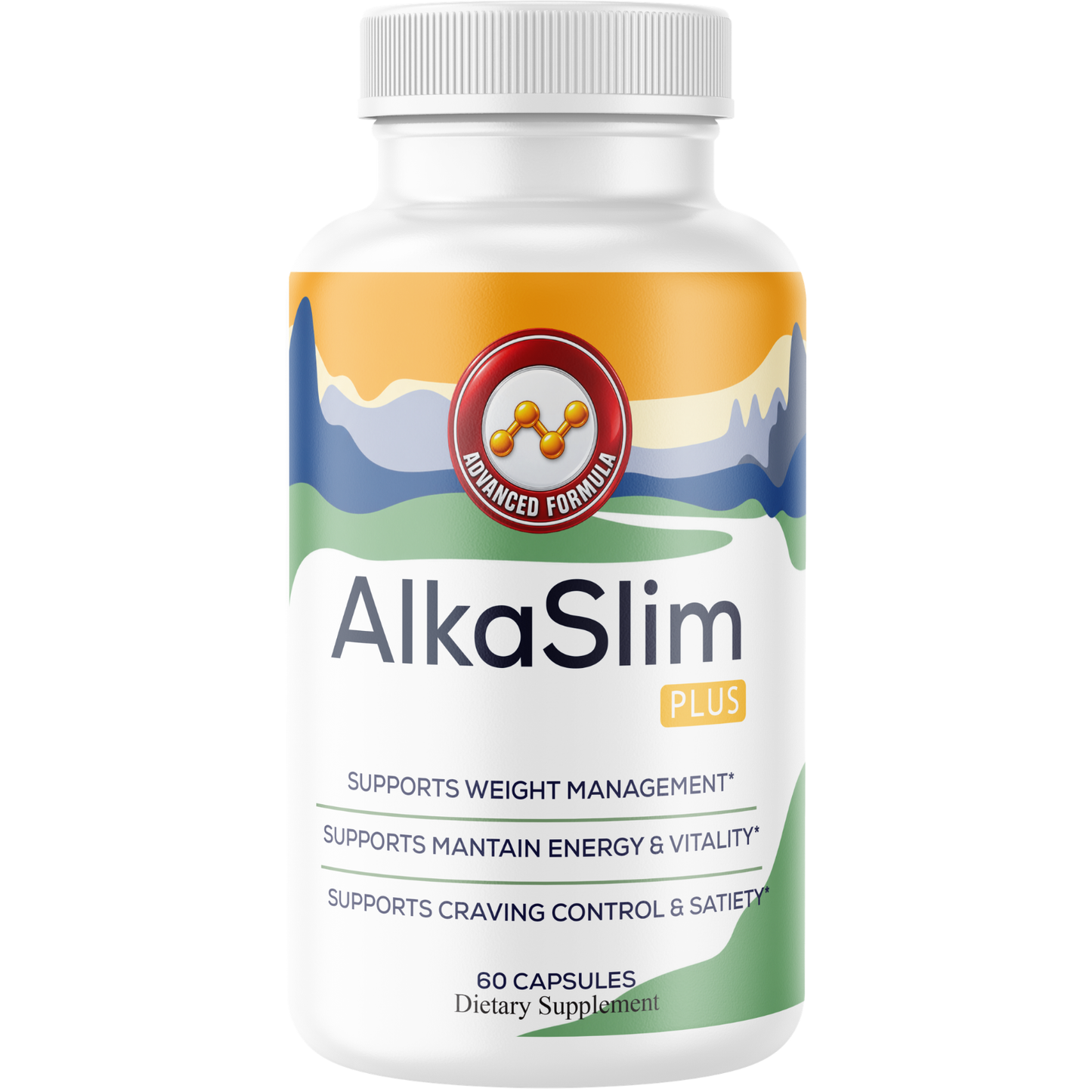 AlkaSlim Plus Weight Management Formula – Raspberry Ketones, African Mango, Green Tea Extract, Apple Cider Vinegar & Kelp – Supports Metabolism, Energy & Satiety