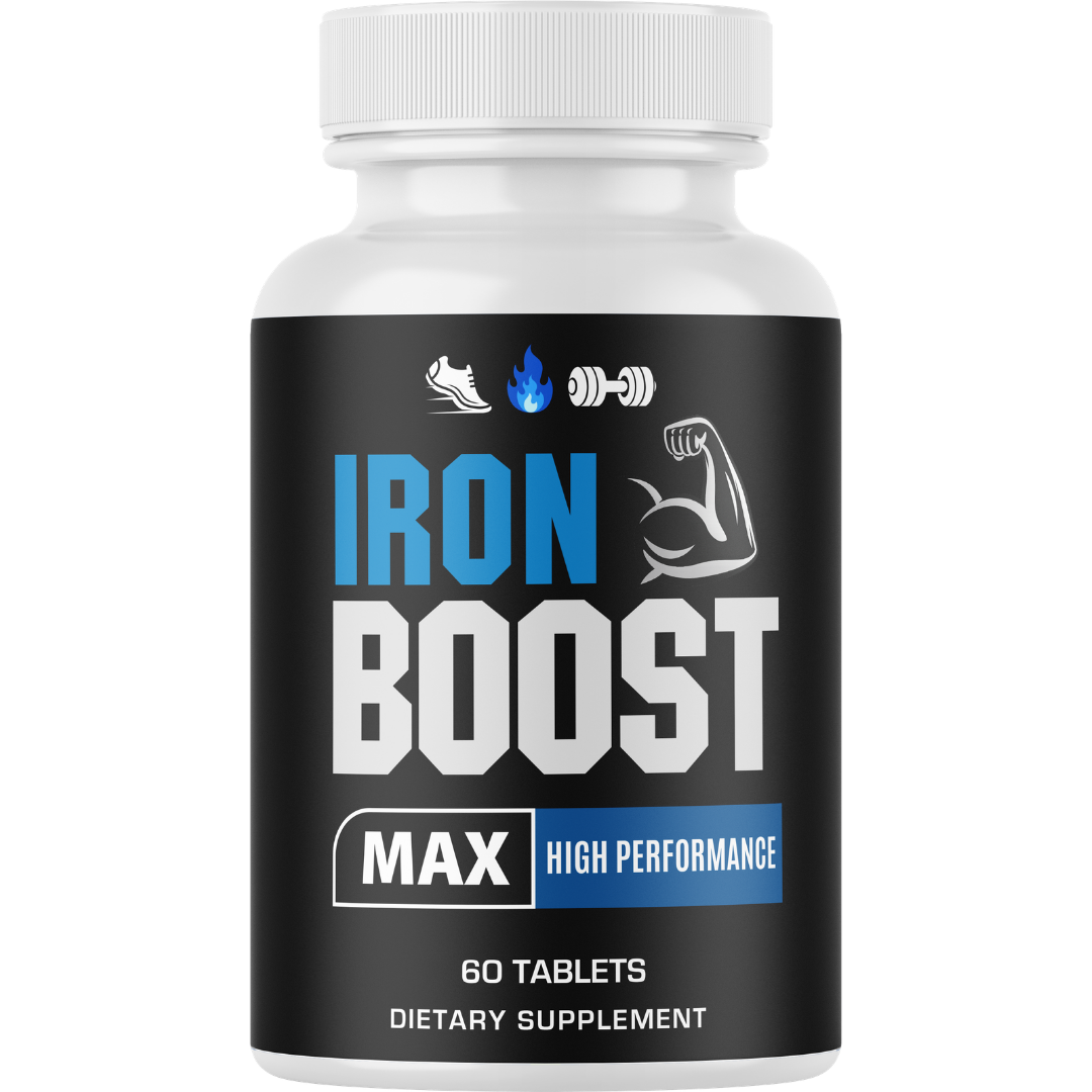 Iron Boost Max Male Performance Supplement, Vitality Support 60 Tablets
