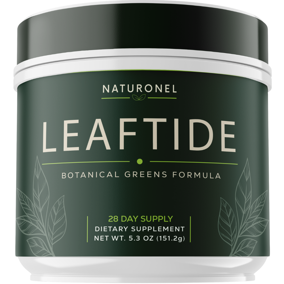 LEAFTIDE Botanical Greens Powder – Superfood Greens Formula with Organic Wheatgrass, Moringa, Spirulina, Matcha, Probiotics & Digestive Fiber – Daily Greens Drink Mix – Natural Citrus Punch