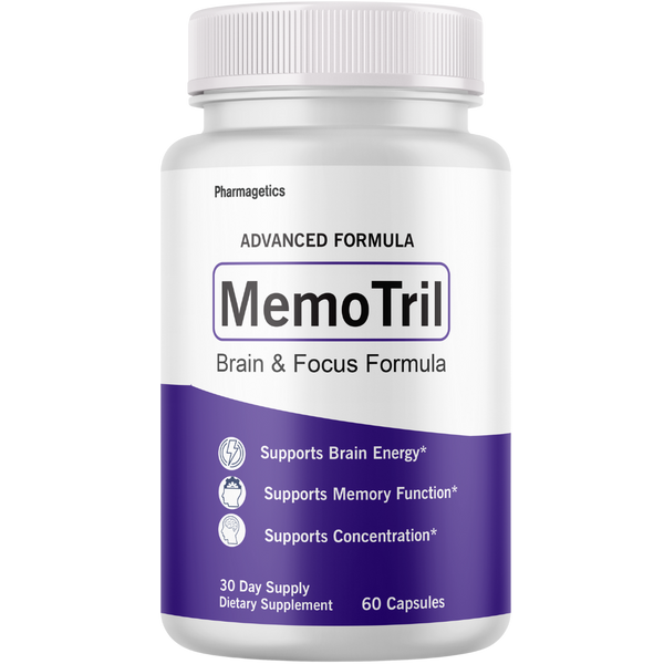 Memo Tril Brain Health Support Supplement 60 Capsules