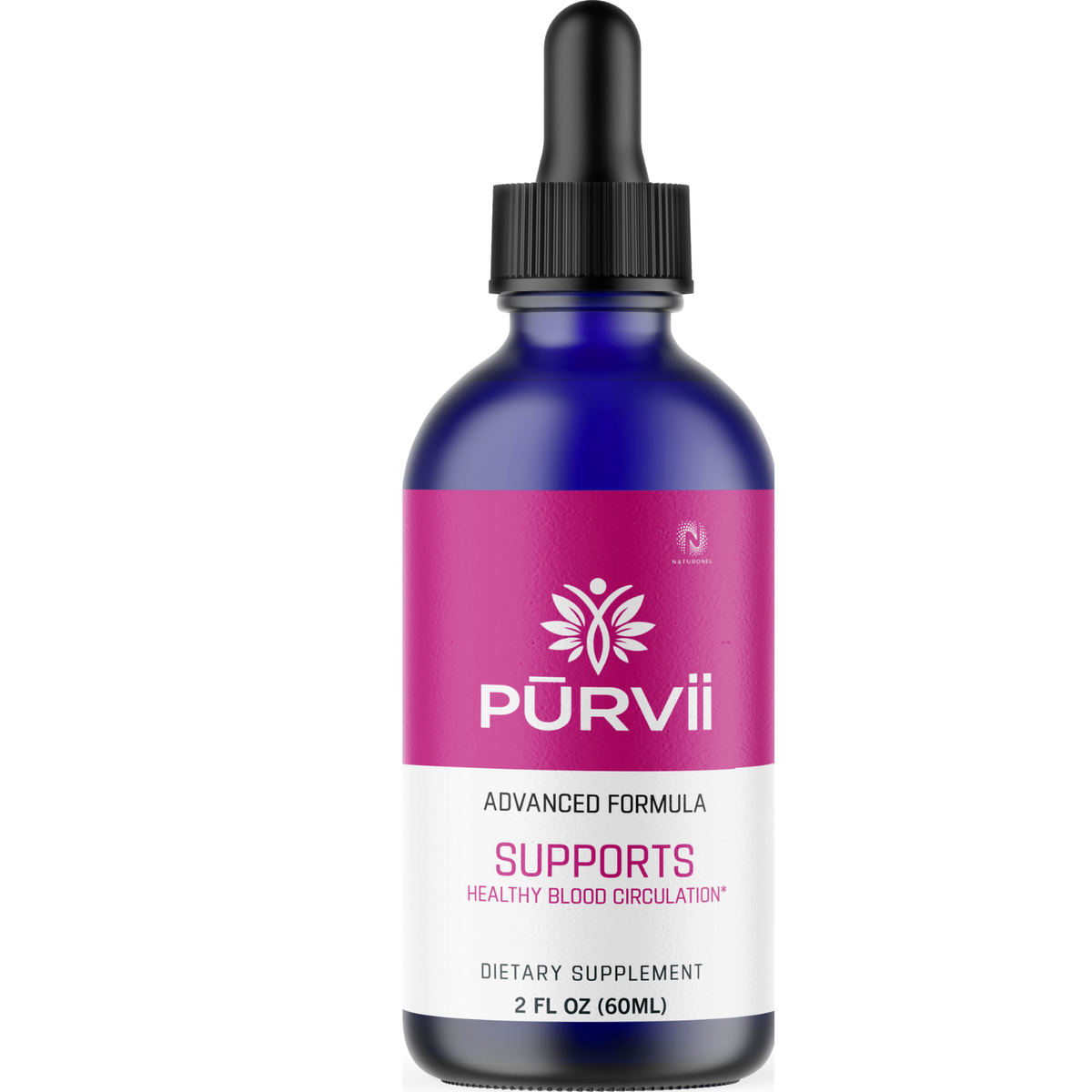 PURVII Circulation & Blood Flow Support – Advanced Liquid Dietary Supplement with L-Arginine, L-Glutamine & L-Tryptophan