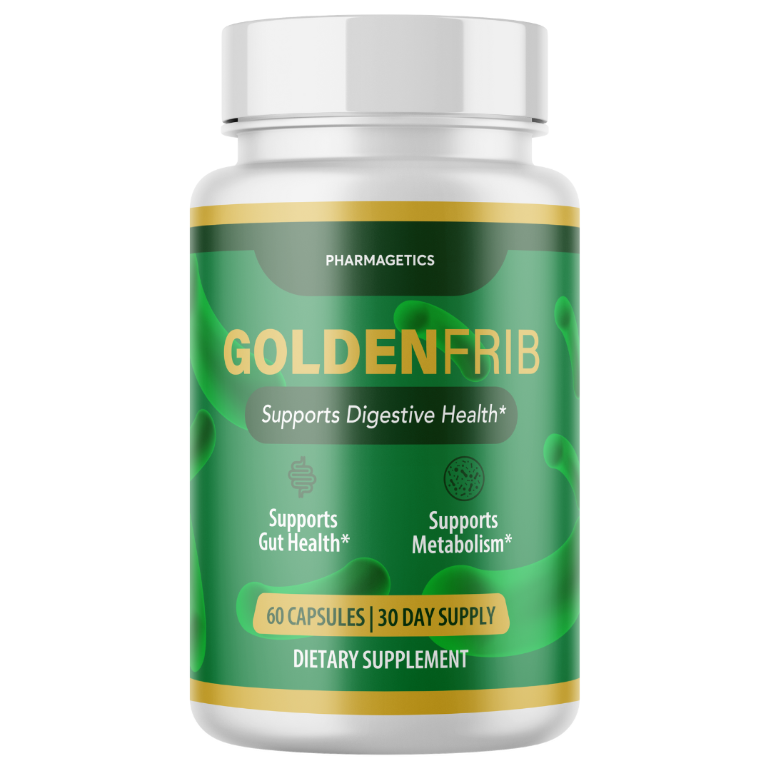 GoldenFrib Formula for Probiotic and Gut Health Support 60 Capsules