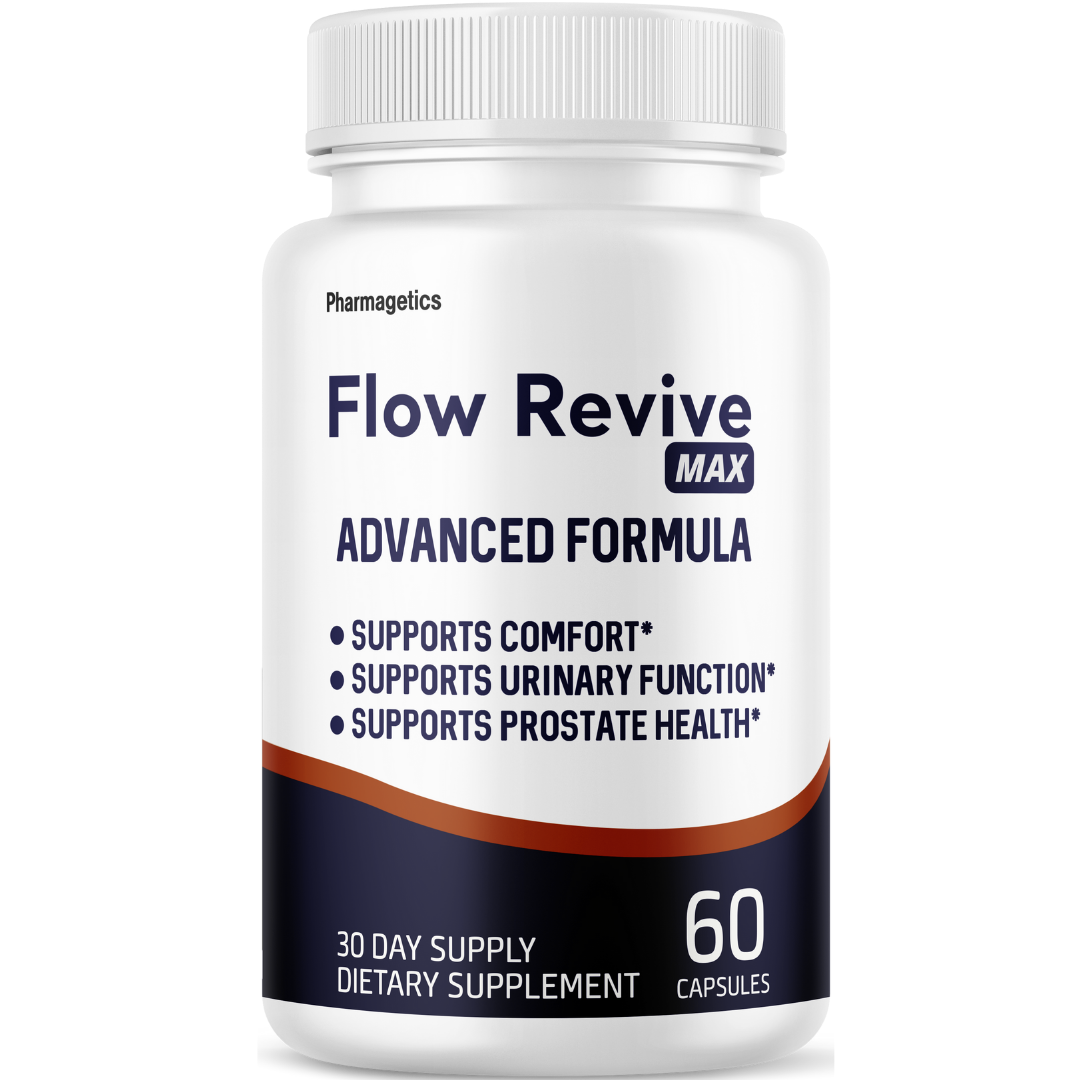 Flow Revive Max Prostate Health Supplement,  Urinary Support 60 Capsules