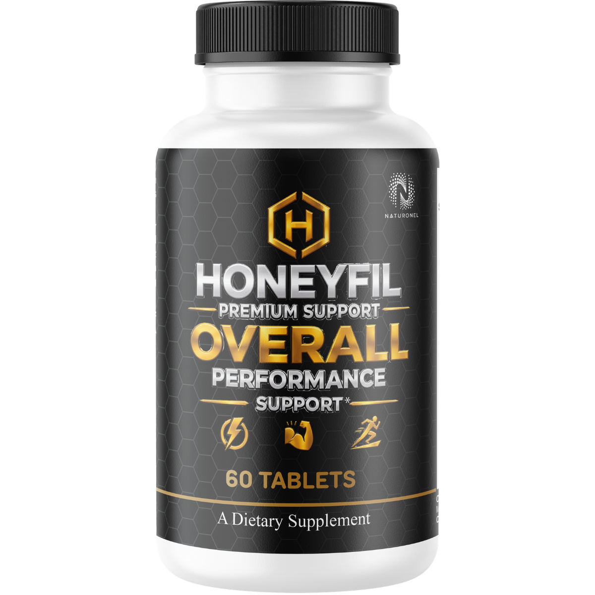 Honeyfil Premium Performance Formula for Men – Energy & Vitality Support with Longjack, Maca, Ginseng, Zinc & L-Arginine