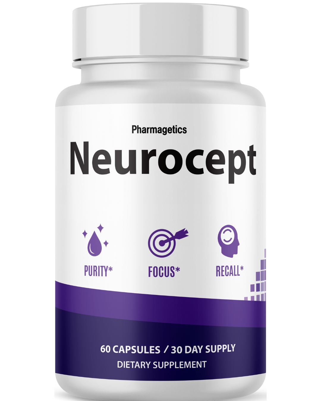 Neurocept Brain Health Support Dietary Supplement 60 Capsules