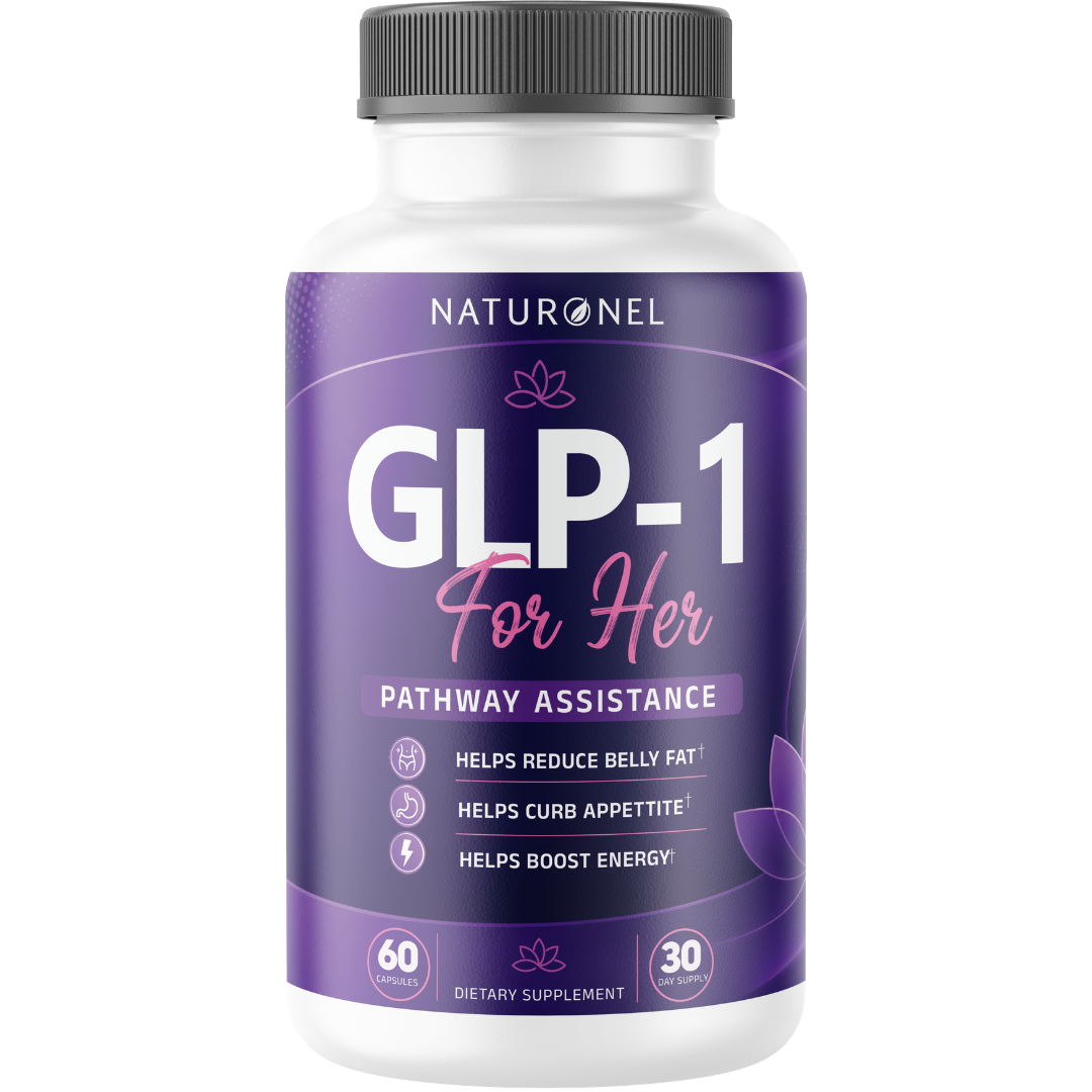 GLP-1 For Her – Women's GLP-1 Pathway Support Formula with Green Coffee Bean, Garcinia Cambogia, Raspberry Ketone, Green Tea & Caffeine, Metabolism & Appetite Support