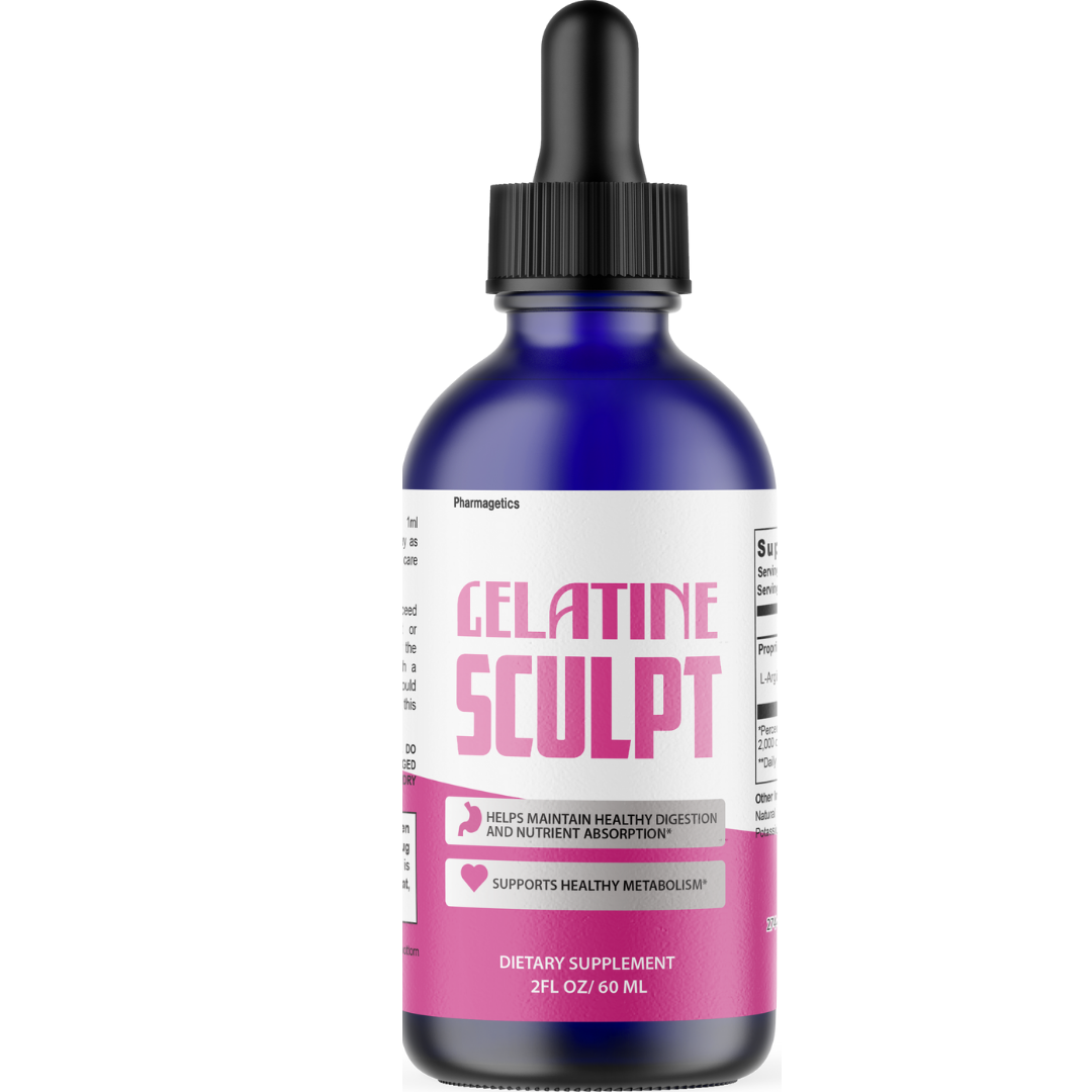 Gelatine Sculpt Drops Metabolism Support, Fat Loss Formula 60ML