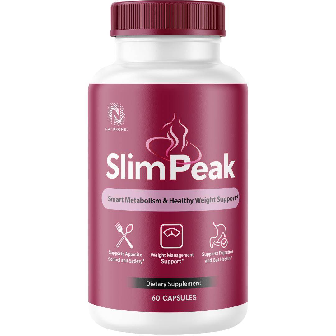 Slim Peak Weight Management Support – Raspberry Ketones 500mg, African Mango 300mg, Green Tea Extract, Apple Cider Vinegar & Kelp – Metabolism & Appetite Support