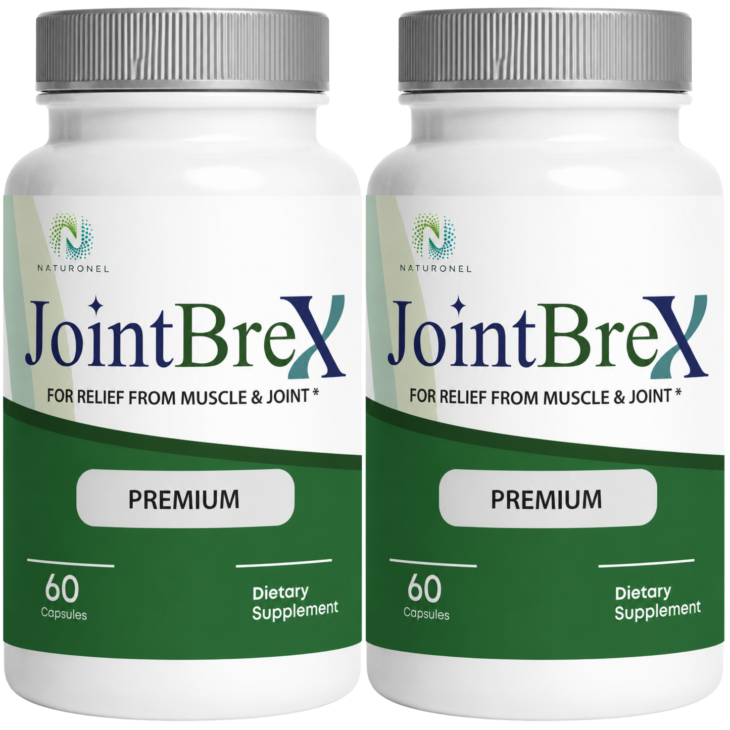 JointBreX Joint Support Supplement – Glucosamine, Chondroitin, MSM, Turmeric, Boswellia & Hyaluronic Acid – Joint Mobility & Cartilage Support – 2 Bottle