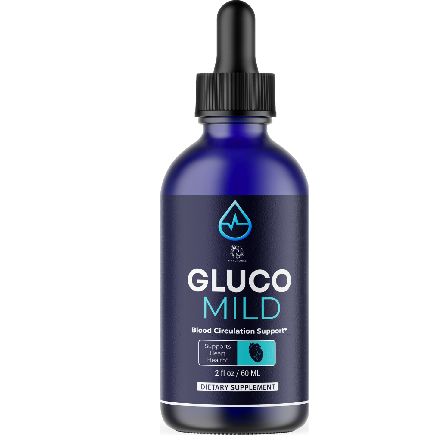 Gluco Mild Liquid Supplement – Blood Circulation & Heart Health Support, L-Arginine HCl, L-Glutamine & L-Tryptophan