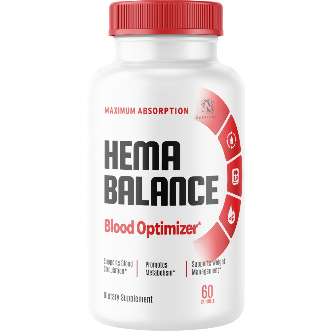 Hema Balance Maximum Absorption Formula – Blood Optimizer Supplement for Healthy Circulation, Metabolism & Weight Management with Chromium & Botanical Extracts