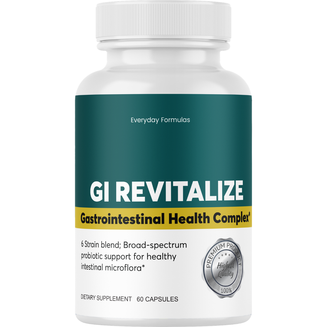 GI Revitalize - Gut Health Supplements, Probiotics for Gut Health 60 Capsules