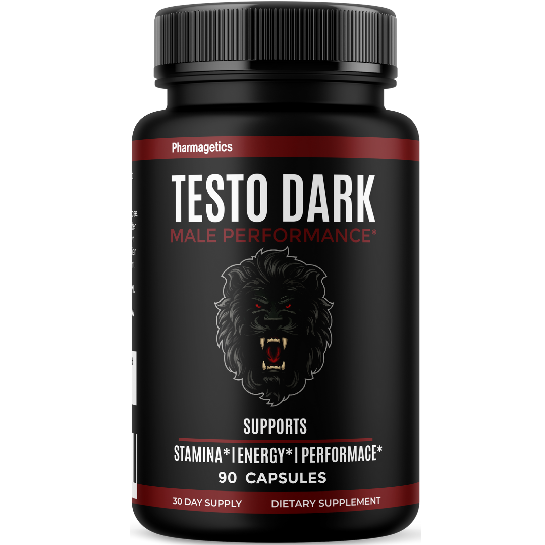 Testo Dark Male Performance Supplement, Stamina Support 90 Capsules