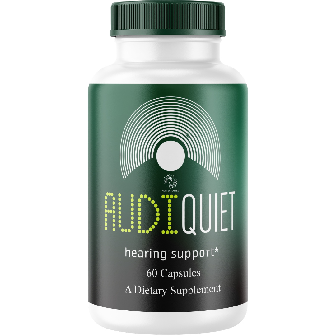 AudiQuiet Advanced Ear Wellness Supplement – Turmeric, Ginger, Boswellia, Glucosamine & MSM Complex