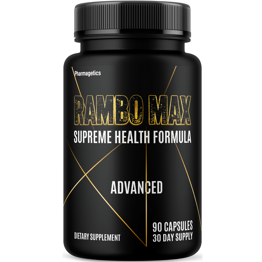 Rambo Max Testo Support, Male Performance Supplement 90 Capsules