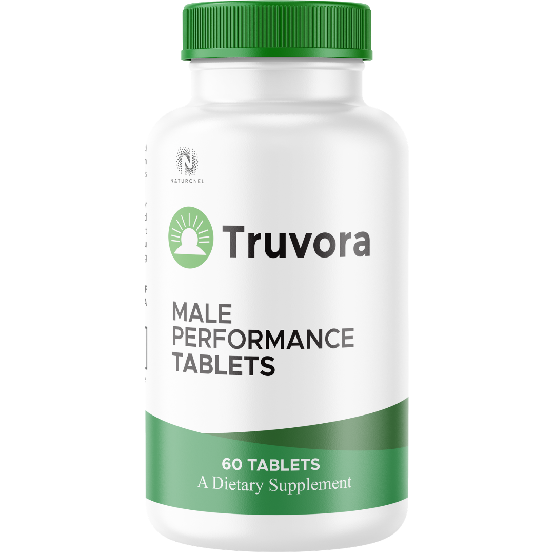 Truvora Men’s Performance Support – Advanced Male Vitality Formula with Longjack, Maca, Ginseng, L-Arginine, Tribulus & Zinc
