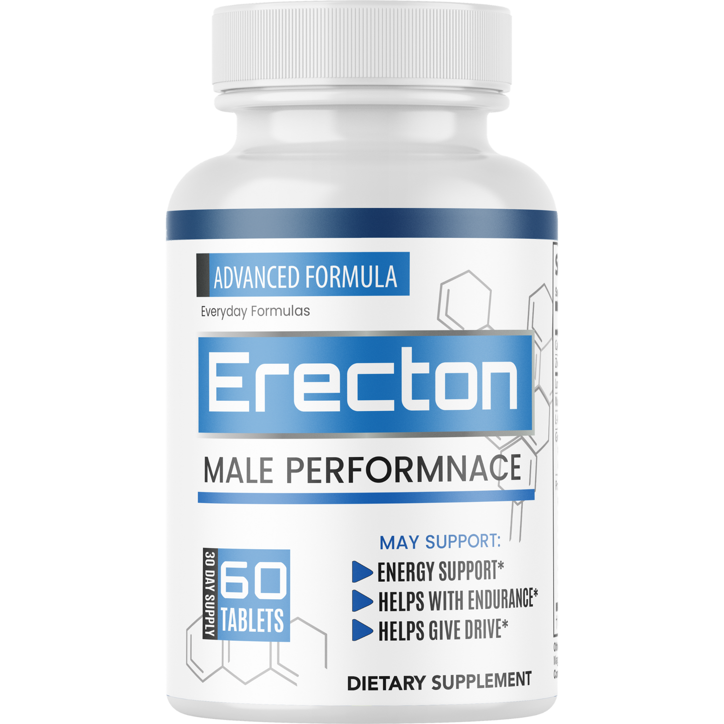 Erecton Advanced Formula for Male Performance Support 60 Capsules