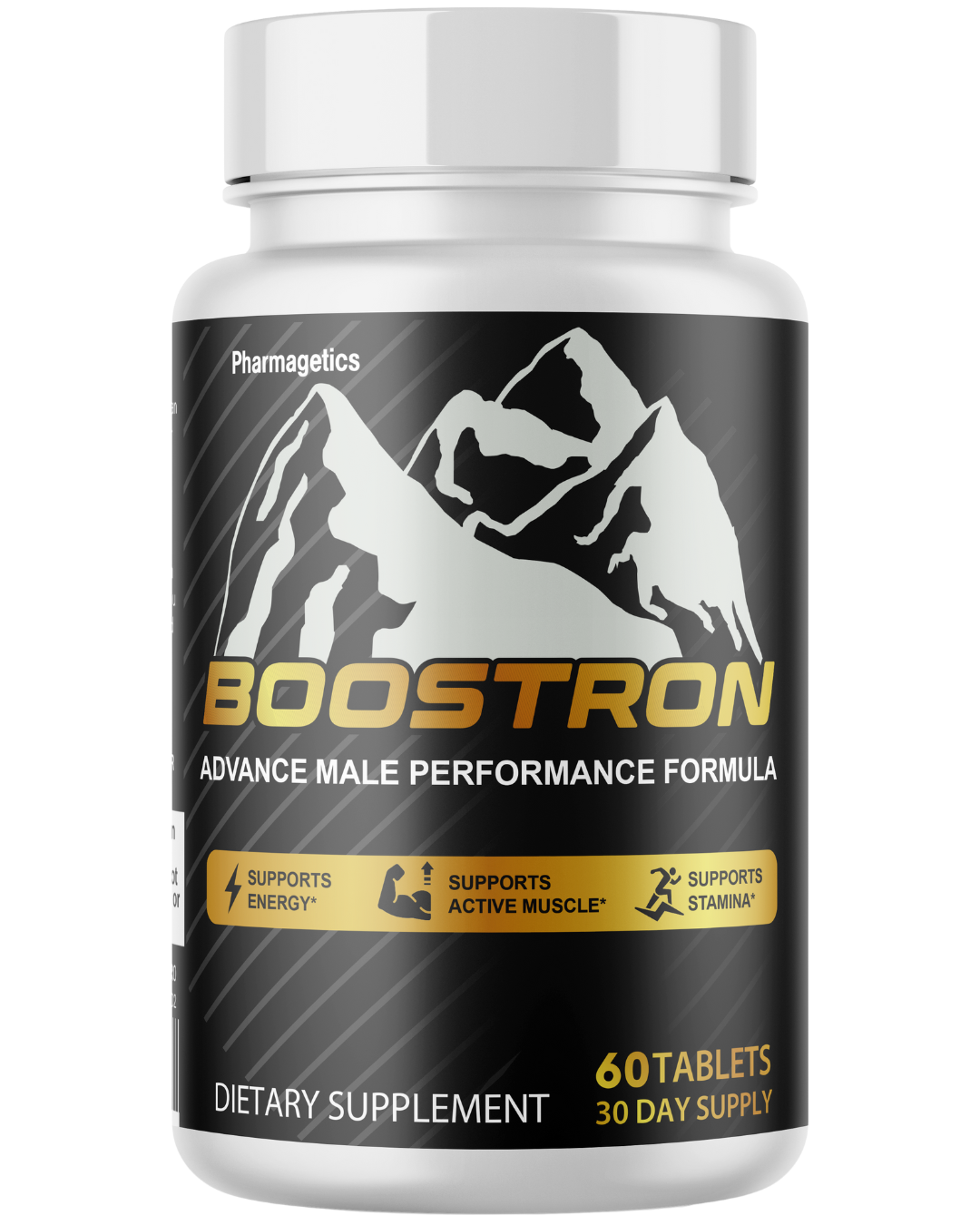 Boostron Advanced Performance Formula For Men, Energy Support 60 Capsules