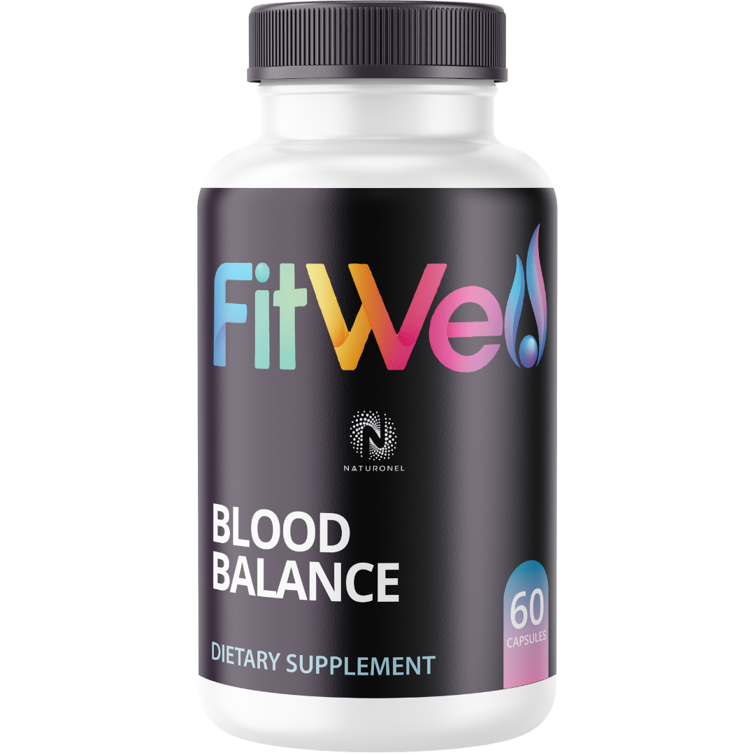 FitWell Blood Balance 60 Capsules – Daily Blood Sugar Metabolism Support with Chromium, Biotin, Magnesium, Zinc, Cinnamon & Herbal Extracts