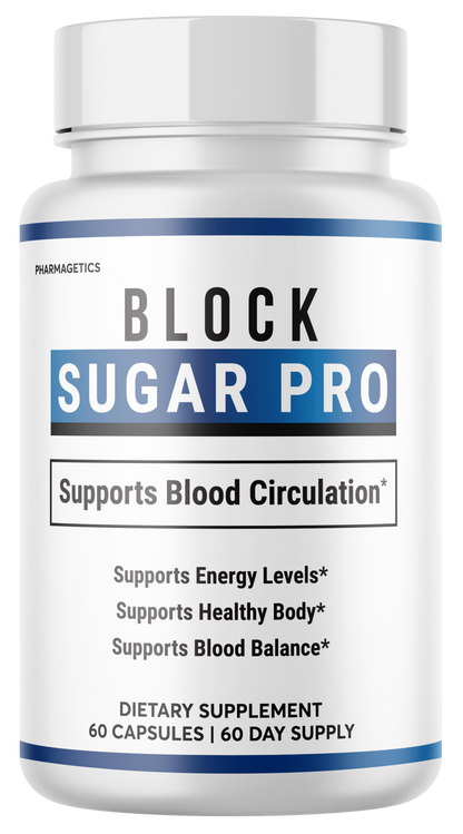 Block Sugar Pro Blood Circulation Support, Blood Balance 60 Capsules