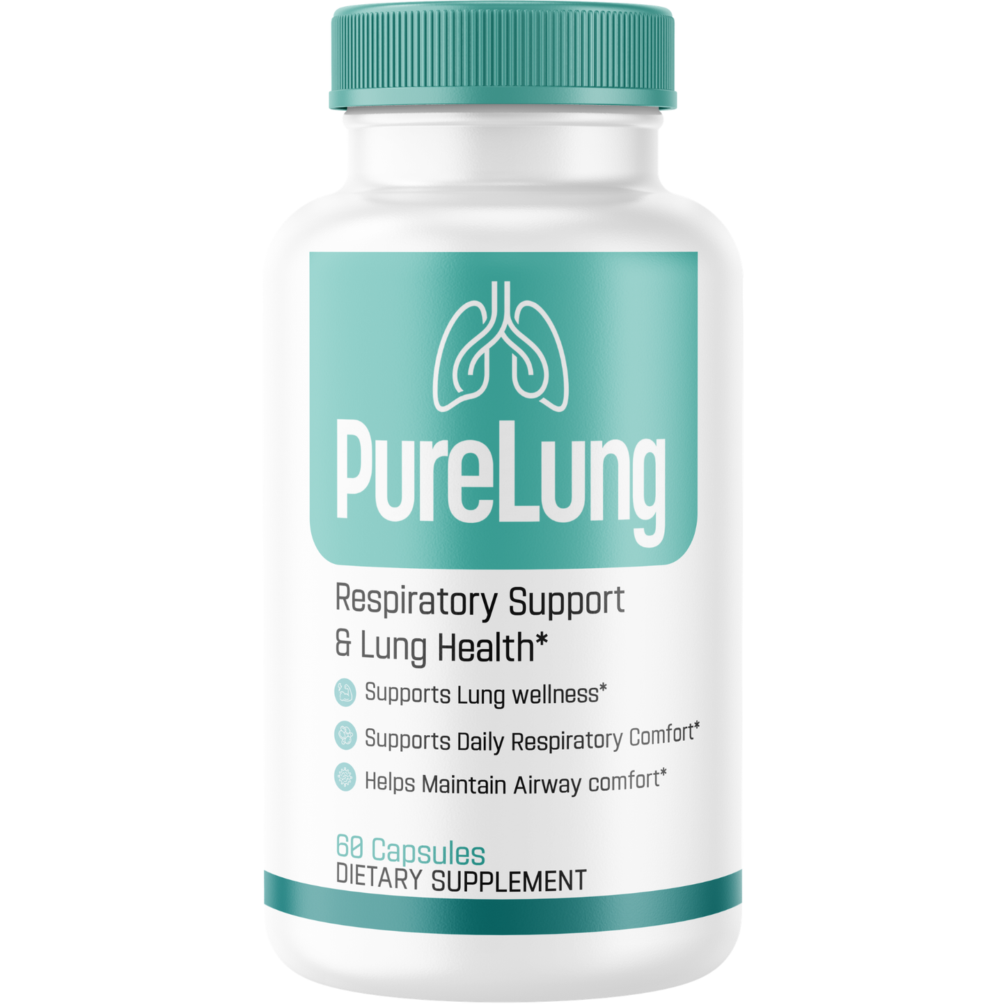PureLung Respiratory Support Supplement – Advanced Lung Health Formula with L-Arginine, L-Citrulline, Niacin & Beta-Alanine – Supports Respiratory Wellness, Healthy Airways & Daily Breathing Comfort