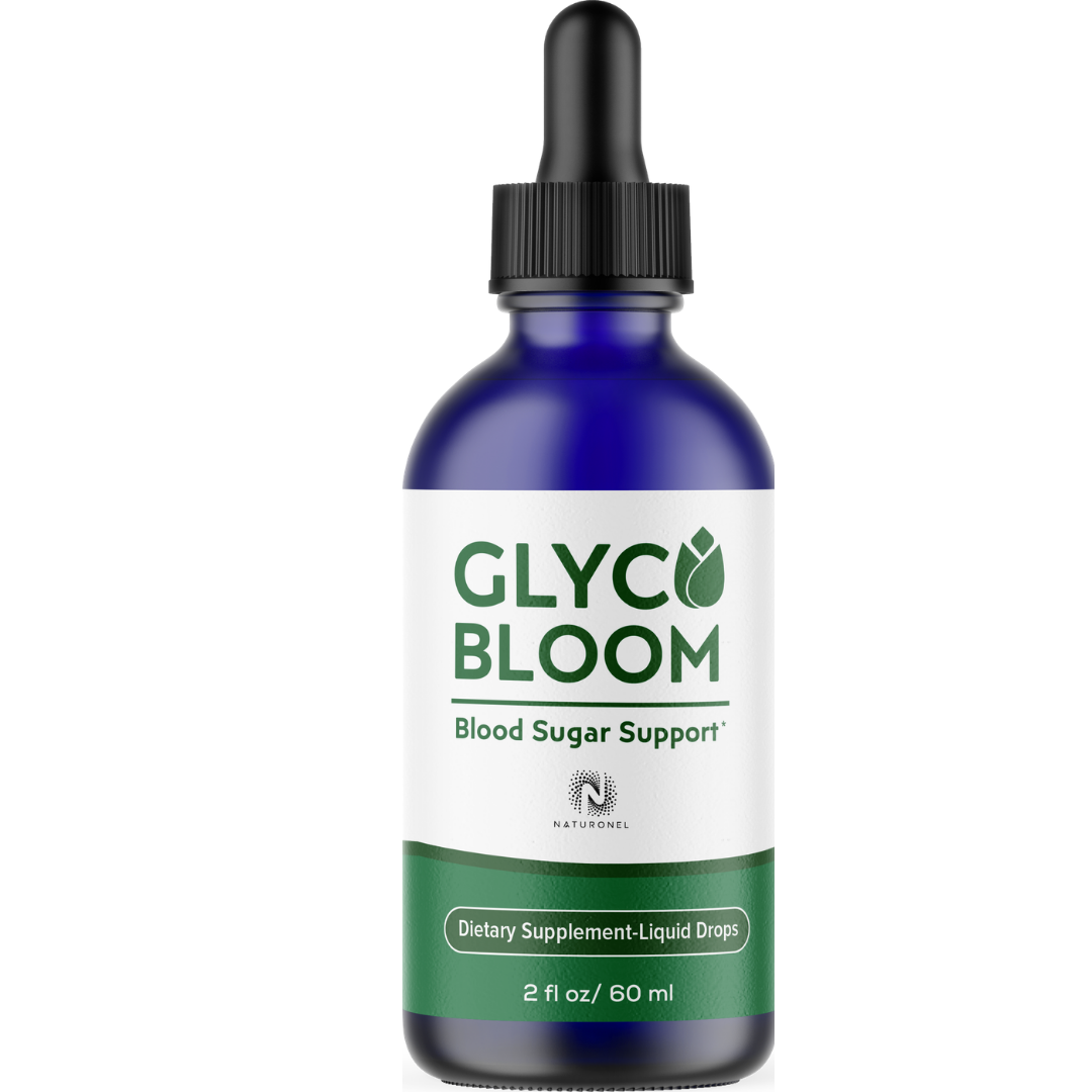 Glyco Bloom Liquid Blood Sugar Support Drops – L-Arginine HCl, L-Glutamine & L-Tryptophan Formula – Natural Lemon Flavor