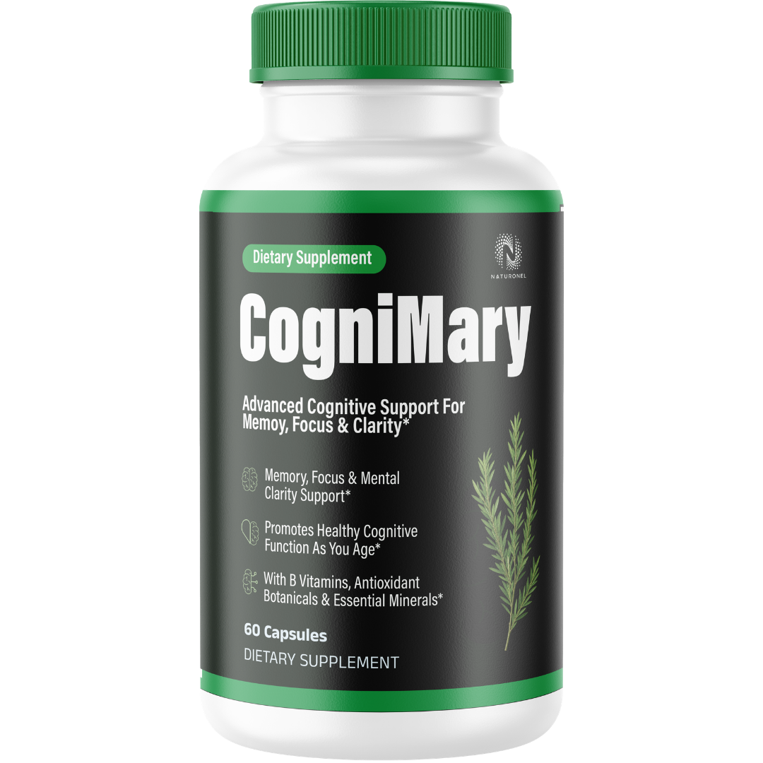 CogniMary Advanced Brain Support Supplement – Memory, Focus & Mental Clarity Formula with DMAE, Huperzine A, GABA, B Vitamins & Antioxidants